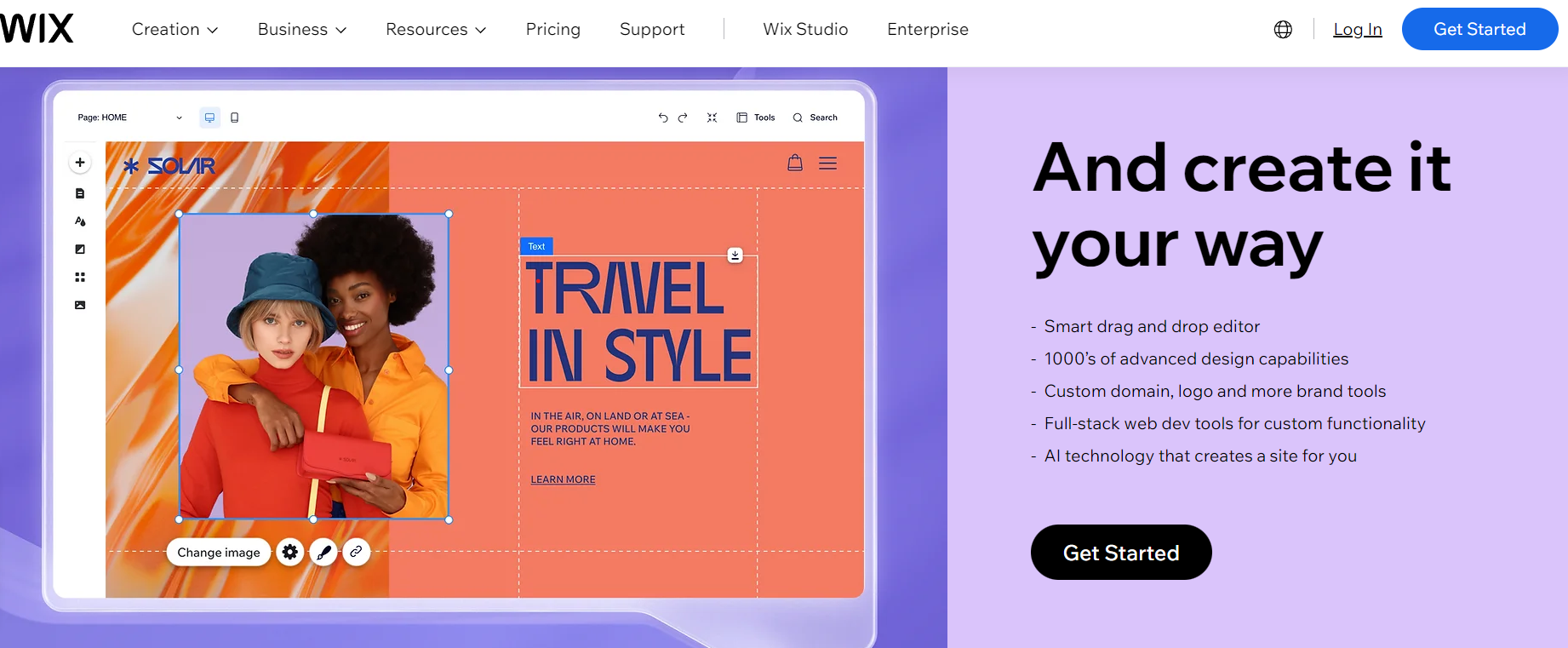 Best Landing Page Tools - Wix