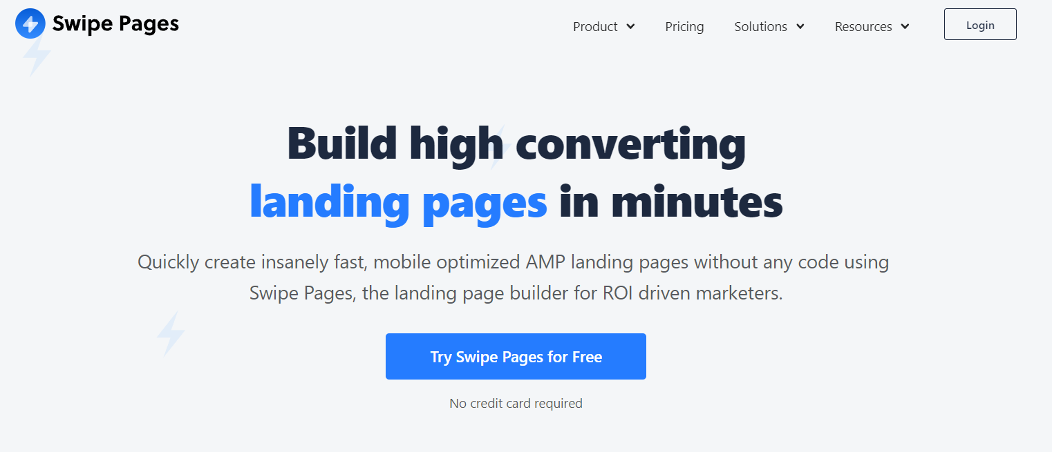 Best Landing Page Tools - Swipe Pages